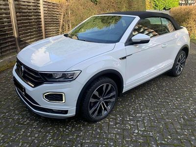 Gebraucht VW T-Roc Cabriolet R-line 150 PS (110 kW) 2020 Weiß Cabrio