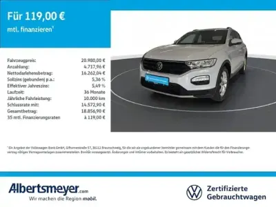 Gebraucht VW T-Roc Sportline 150 PS (110 kW) 2022 Weiß SUV