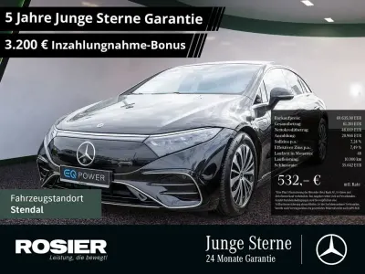 Gebraucht Mercedes EQS450+ Premium Plus 264 kW (360 PS) 2024 Obsidianschwarz Limousine
