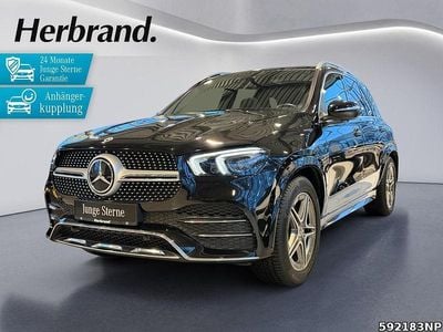 Metalliclack obsidianschwarz Gebraucht 2022 Mercedes GLE350 AMG line SUV | 58.590 € (Fairer Preis)