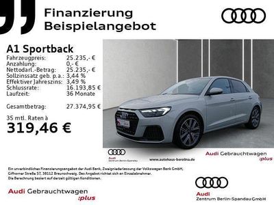 Silber Gebraucht 2024 Audi A1 Sportback Advanced Plus Kleinwagen | 25.235 € (Fairer Preis)