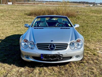 Gebraucht Mercedes SL500 306 PS (225 kW) 2002 Silber Cabrio