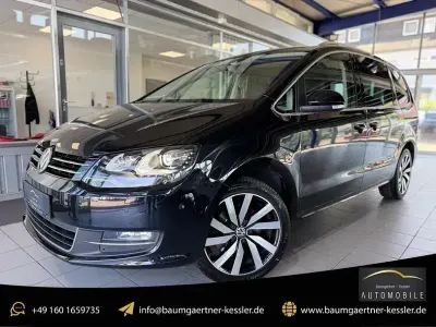 Gebraucht VW Sharan Highline 220 PS (161 kW) 2018 Schwarz Van / Kleinbus
