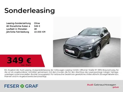 Gebraucht Audi A3 S-Line 150 PS (110 kW) 2022 Daytonagrau perleffekt Limousine