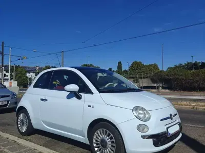 Gebraucht Fiat 500 Lounge 69 PS (50 kW) 2009 Blau Cabrio