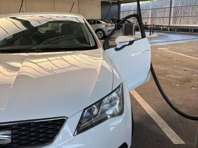 Gebraucht Seat Leon ST 110 PS (80 kW) 2014 Weiß Kombi