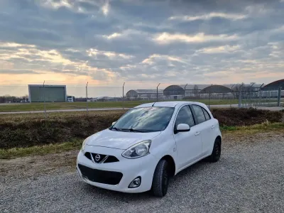 Gebraucht Nissan Micra Acenta 80 PS (58 kW) 2015 Weiß Kleinwagen