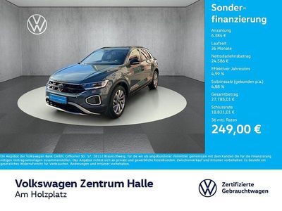 Second-hand VW T-Roc Goal 150 CP (110 kW) 2024 Albastru SUV