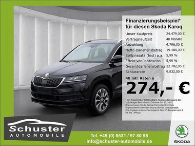 Gebraucht Skoda Karoq Clever 150 PS (110 kW) 2022 Schwarz SUV
