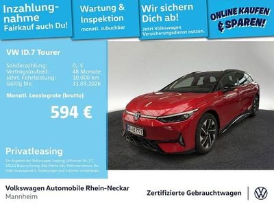 Gebraucht VW ID.7 GTX 250 kW (340 PS) 2025 Rot Kombi