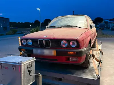 Gebraucht BMW 316 102 PS (75 kW) 1987 Rot Coupé