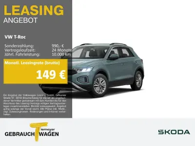 Gebraucht VW T-Roc Life 116 PS (85 kW) 2024 Blau SUV
