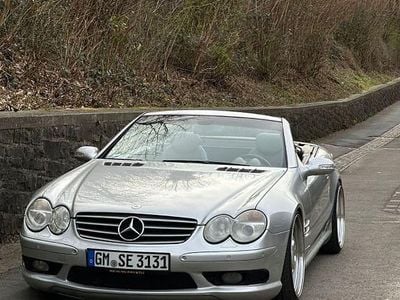 Usata Mercedes SL500 AMG 306 CV (225 kW) 2003 Argento Cabrio