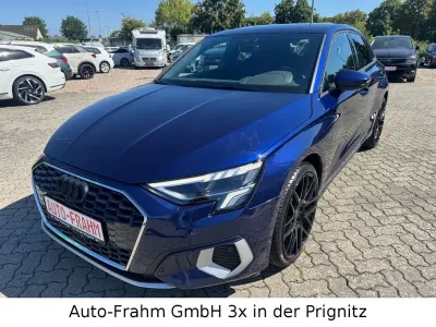Gebraucht Audi A3 Advanced 150 PS (110 kW) 2021 Blau Limousine
