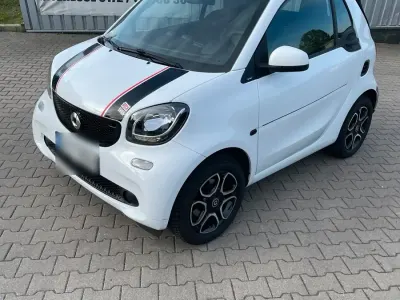 Brugt Smart ForTwo Cabrio Prime 71 HK (52 kW) 2018 Hvid Cabriolet