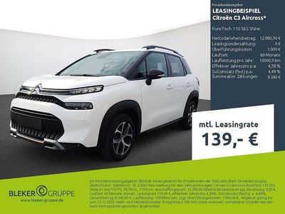 Lack weiss banquise/typ aussenverkleidung spiegel flach standard Gebraucht 2023 Citroën C3 Aircross Shine SUV | 12.960 € (Guter Preis)