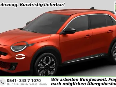 Neu Fiat 600 La Prima 145 PS (106 kW) 2026 Sole orange metallic SUV