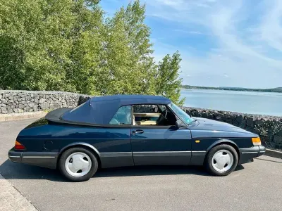 Gebraucht Saab 900 Cabriolet 175 PS (128 kW) 1987 Blau Cabrio
