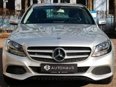 Brugt Mercedes C200 136 HK (100 kW) 2016 Sølv Sedan
