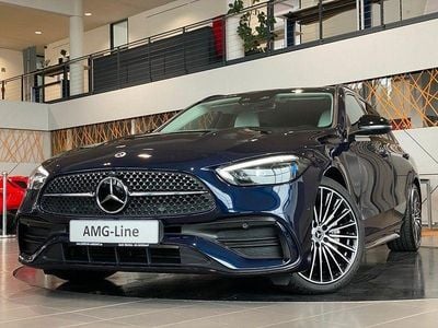 Gebraucht Mercedes C220 AMG line 200 PS (147 kW) 2022 Blau Limousine