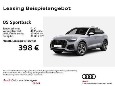 Silber Gebraucht 2024 Audi Q5 Sportback S-Line SUV | 49.082 € (Guter Preis)