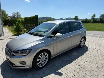 Gebraucht VW Golf Sportsvan Highline 150 PS (110 kW) 2015 Silber Van / Kleinbus