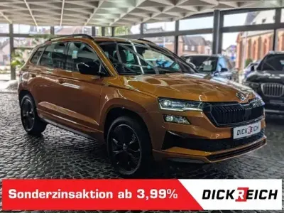 Usata Skoda Karoq SportLine 190 CV (139 kW) 2024 Arancione SUV