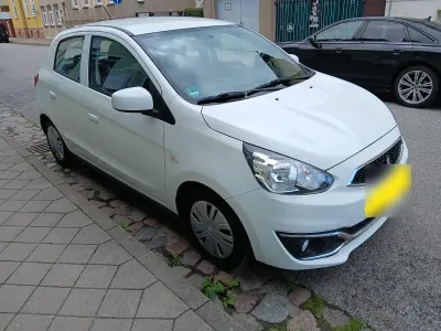 Gebraucht Mitsubishi Space Star 71 PS (52 kW) 2020 Weiß Kleinwagen