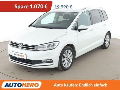 Gebraucht VW Touran Highline 150 PS (110 kW) 2016 Weiß Van / Kleinbus