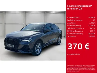 Gebraucht Audi Q3 Sportback S-Line 190 PS (139 kW) 2023 Grau SUV