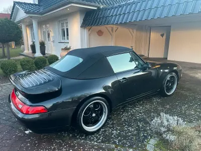 Gebraucht Porsche 993 1995 Schwarz Cabrio