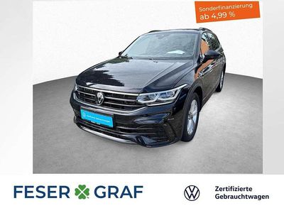 Deep black perleffekt Gebraucht 2024 VW Tiguan Allspace R-line SUV | 37.390 € (Superpreis)