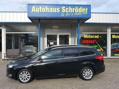 Gebraucht Ford Focus Titanium 125 PS (91 kW) 2018 Iridium schwarz Kombi