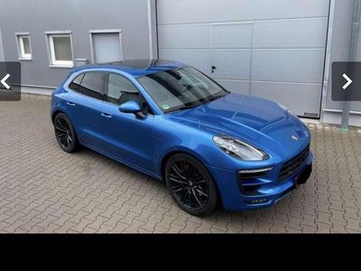 Gebraucht Porsche Macan Turbo Chrono 400 PS (294 kW) 2016 Blau SUV
