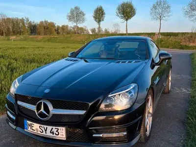Brugt Mercedes SLK250 204 HK (150 kW) 2014 Sort Cabriolet