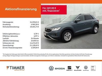 Gebraucht VW T-Roc Life 150 PS (110 kW) 2023 Blau SUV