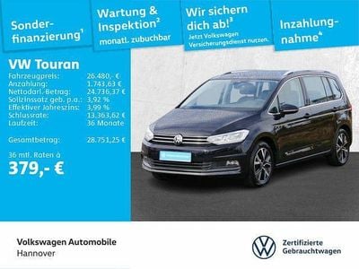 Gebraucht VW Touran Highline 150 PS (110 kW) 2023 Deep black perleffekt Van / Kleinbus