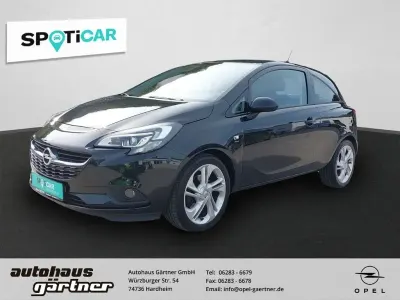 Używany Opel Corsa drive 90 KM (66 kW) 2016 Czarny Hatchback