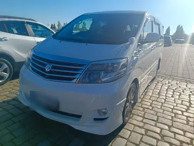 Second-hand Toyota Alphard 156 CP (114 kW) 2007 Alb Monovolum