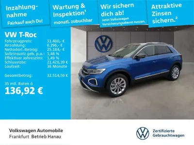 Usata VW T-Roc Style 150 CV (110 kW) 2025 Blu SUV