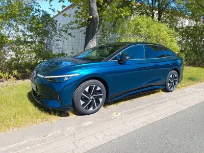 Brugt VW ID.7 GTX 250 kW (340 HK) 2025 Blå Sedan