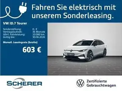 Gebraucht VW ID.7 Pro 210 kW (286 PS) 2025 Gletscherweiß metallic (metallic) Kombi