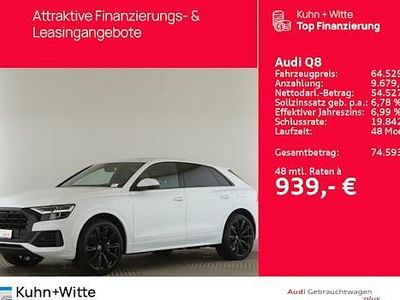 Weiß Gebraucht 2021 Audi Q8 S-Line SUV | 61.969 € (Fairer Preis)