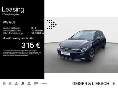 Gebraucht VW Golf VIII Style 190 PS (139 kW) 2022 Deep black perleffekt Limousine