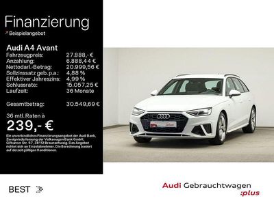 Gebraucht Audi A4 S-Line 163 PS (119 kW) 2022 Ibisweiß Kombi