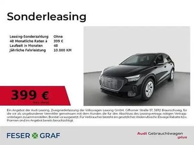 Mythosschwarz metallic Gebraucht 2025 Audi Q4 e-tron Ambiente SUV | 39.790 € (Superpreis)
