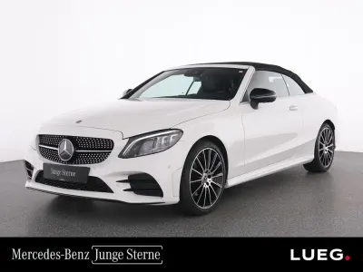Brugt Mercedes C200 AMG 184 HK (135 kW) 2022 Hvid Cabriolet