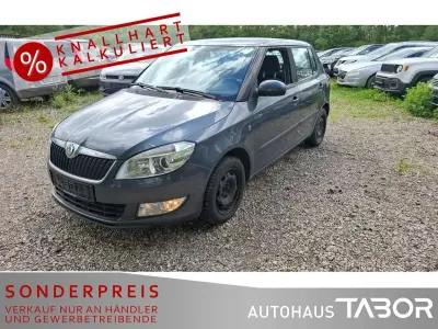 Gebraucht Skoda Fabia Ambiente 86 PS (63 kW) 2010 Seda anthracite/anthracite gra Kleinwagen
