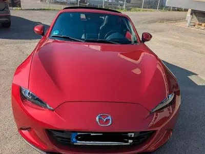 Usata Mazda MX5 Sports-Line 160 CV (117 kW) 2017 Rosso Cabrio