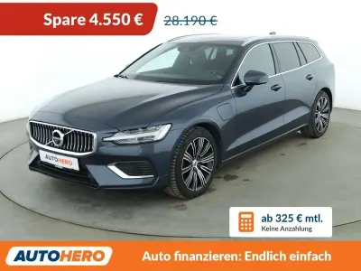 Gebraucht Volvo V60 Inscription 392 PS (288 kW) 2020 Denim blue Kombi